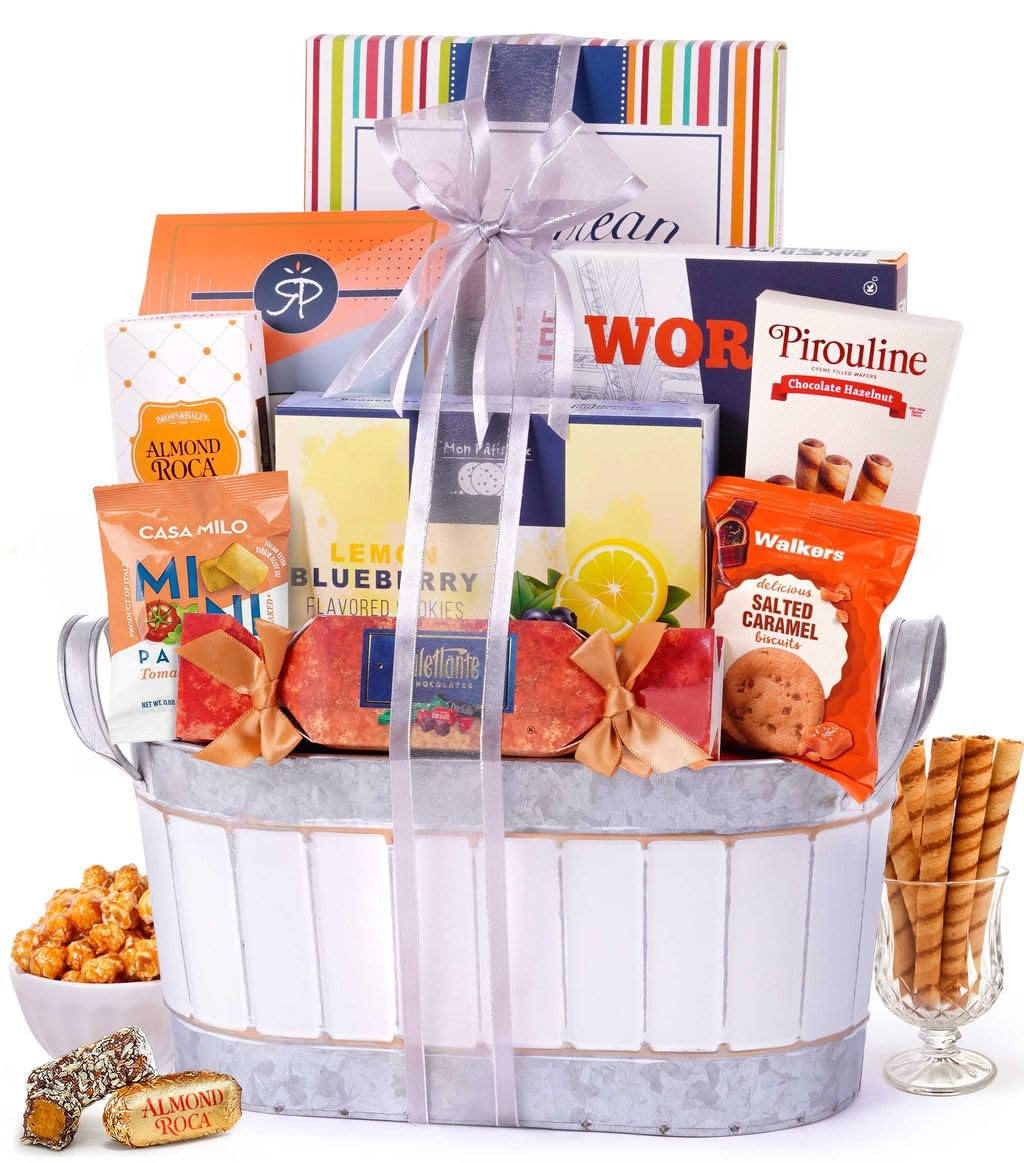 Broadway Basketeers Sympathy Gift Basket – Premium Kosher Bereavement Care Package for Funerals & Memorials