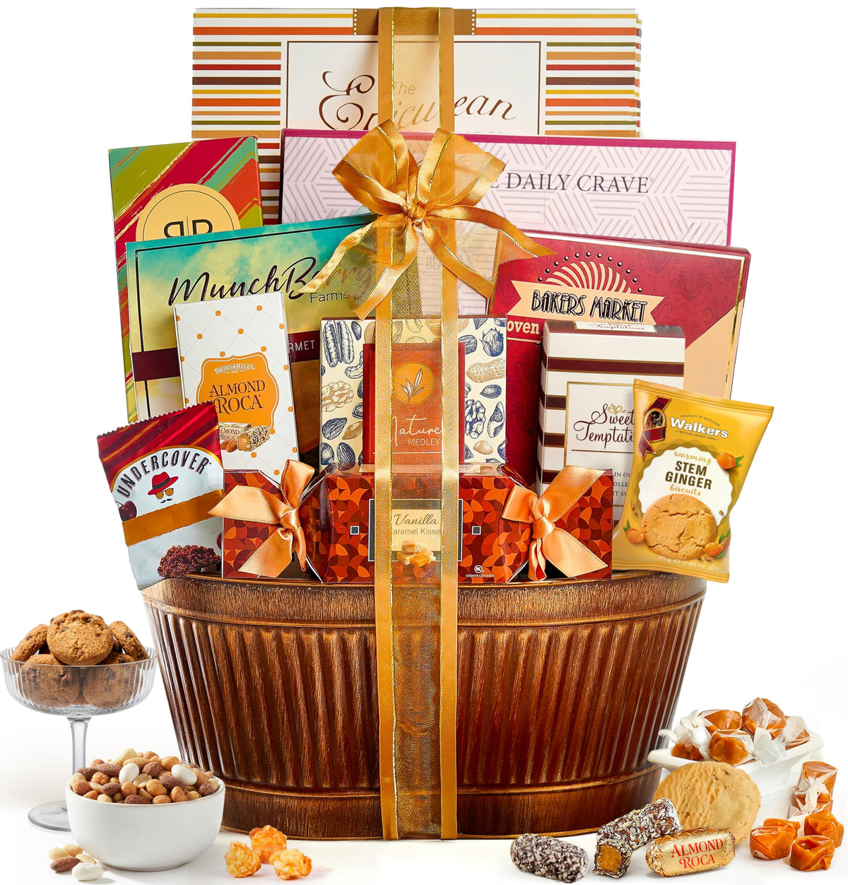 Broadway Basketeers Sympathy Gift Basket – Premium Kosher Condolence Snacks
