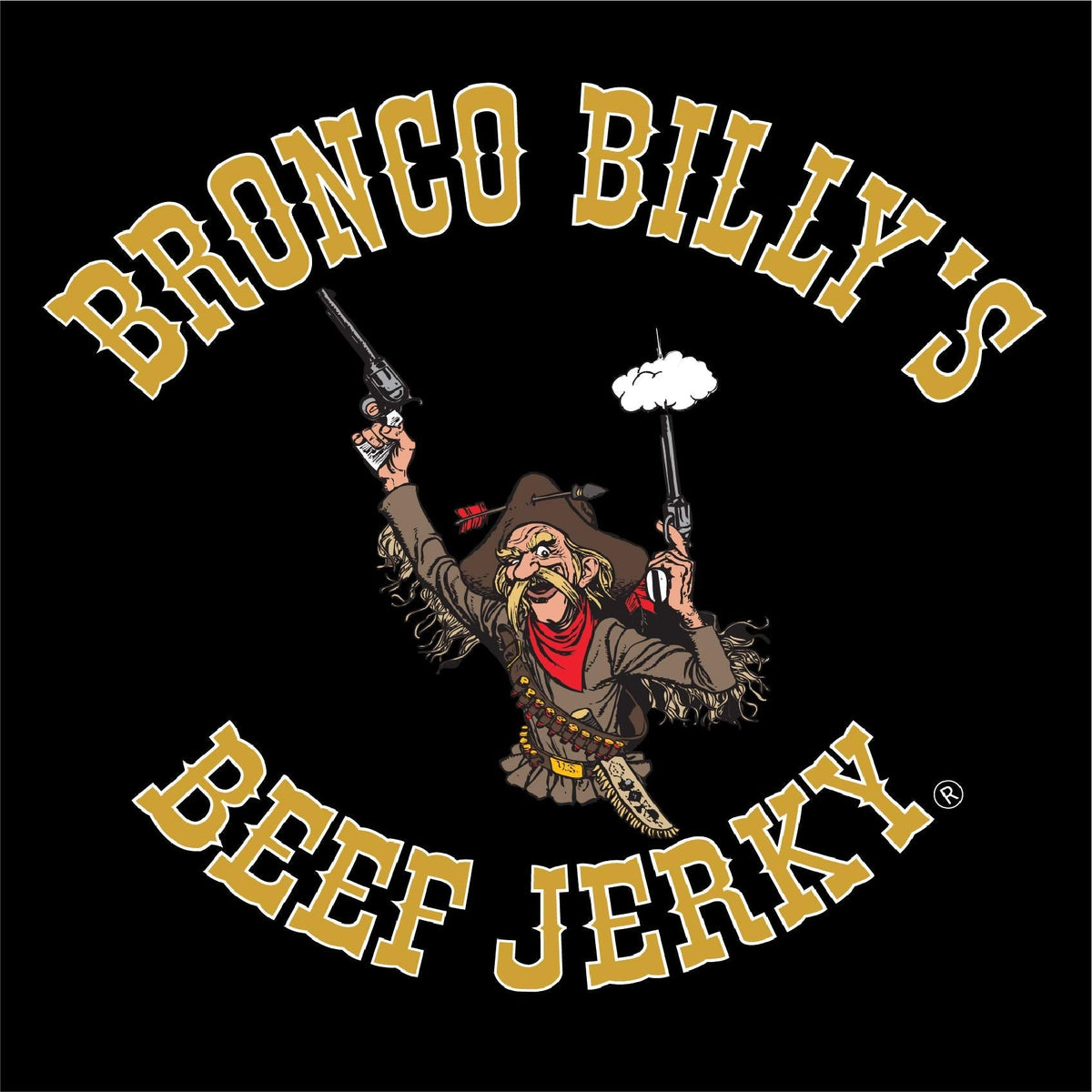 Bronco Billy's Beef Jerky – Hickory Smoked Old Country Half-Pound Resealable Bag