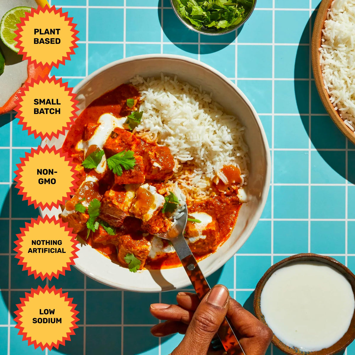 Brooklyn Delhi Tikka Masala - 2pk Indian Simmer Sauce | Tangy Tomatoes, Coconut Cream & Roasted Spices - 12oz - Mild, Kid-Friendly Flavor