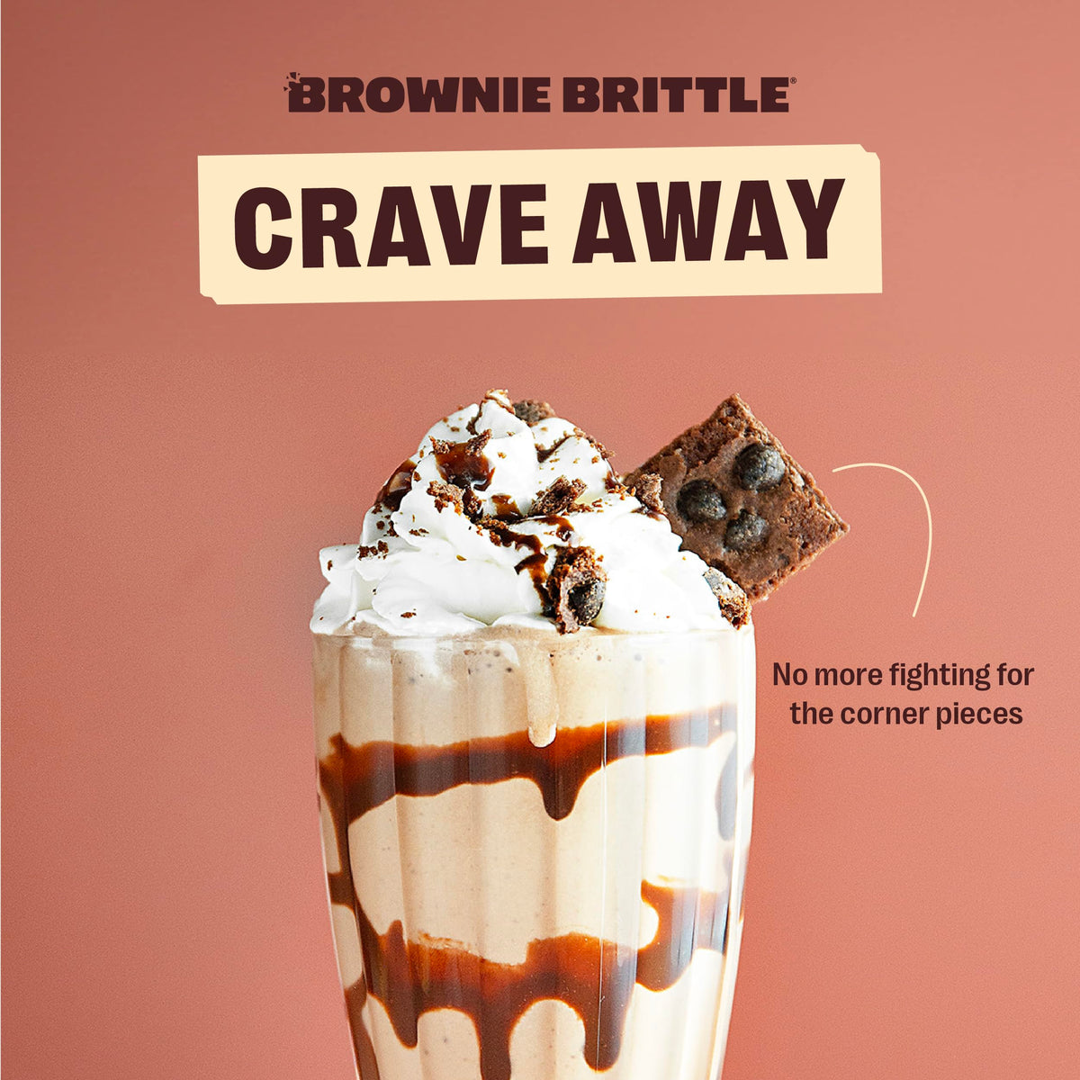 Brownie Brittle Toffee Crunch – Crispy Edge Brownie Bites (Pack of 6, 5 oz) | Rich Gourmet Dessert
