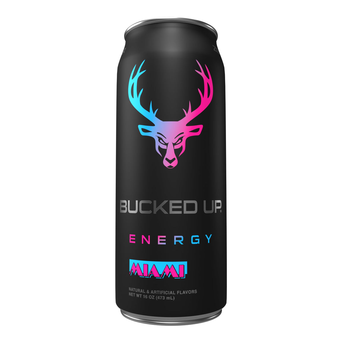 Bucked Up Energy Drink 300mg – Miami (12 CT) | Sugar-Free, Ready-To-Drink