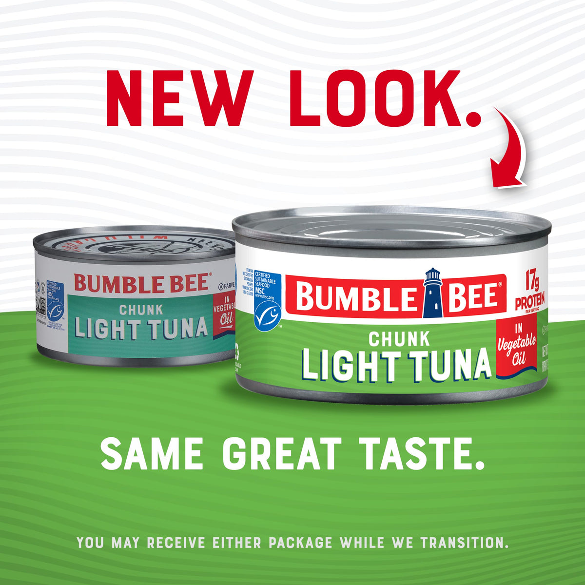 Bumble Bee Chunk Light Tuna in Oil – 12 oz Can (Pack of 12) | Wild-Caught Skipjack, 17g Protein