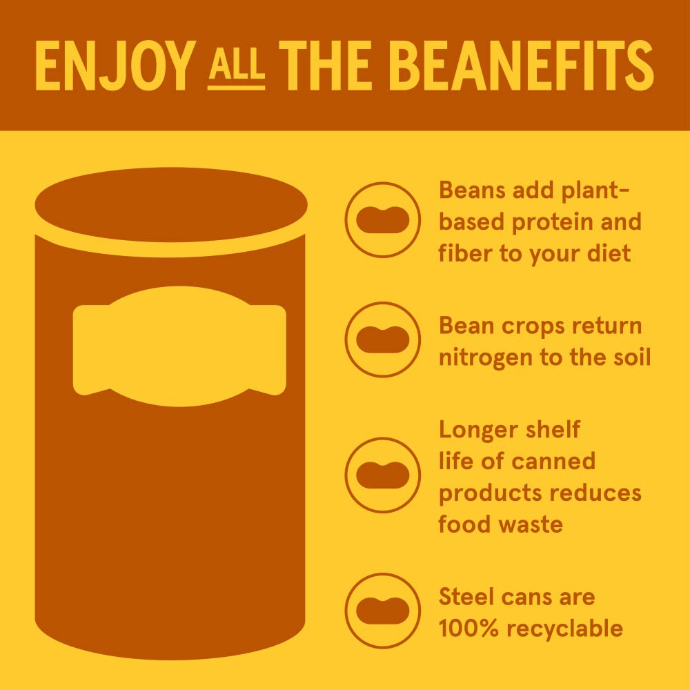 Bush's Best Brown Sugar Hickory Baked Beans – 16 oz Cans, Gluten Free, Plant-Based Protein & Fiber (Pack of 12)
