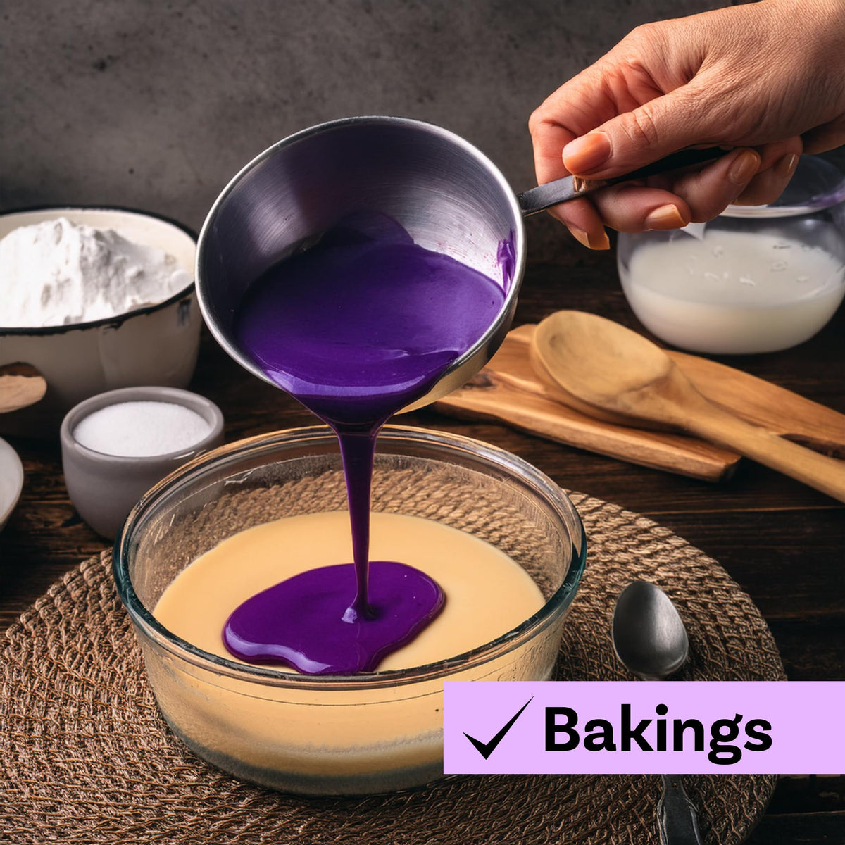 UBE Flavoring Extract 1 L (34 fl oz) Butterfly Gunacipta 1948 – Restaurant-Size for Baking & Drinks