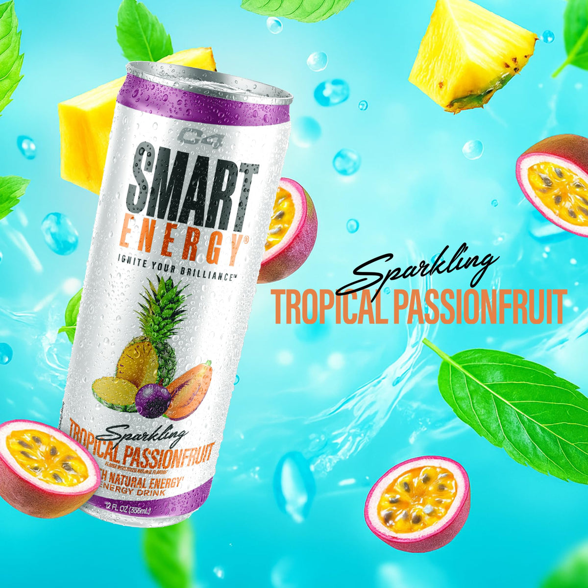 C4 Smart Energy Variety Pack – Sugar Free Energy, Focus & Nootropic Boost (12 Pack)