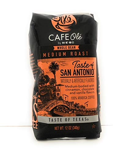 Cafe Ole Taste of Texas Gift Bundle – 3x12oz Whole Bean Coffee (Houston Blend, Texas Pecan, Taste of San Antonio)