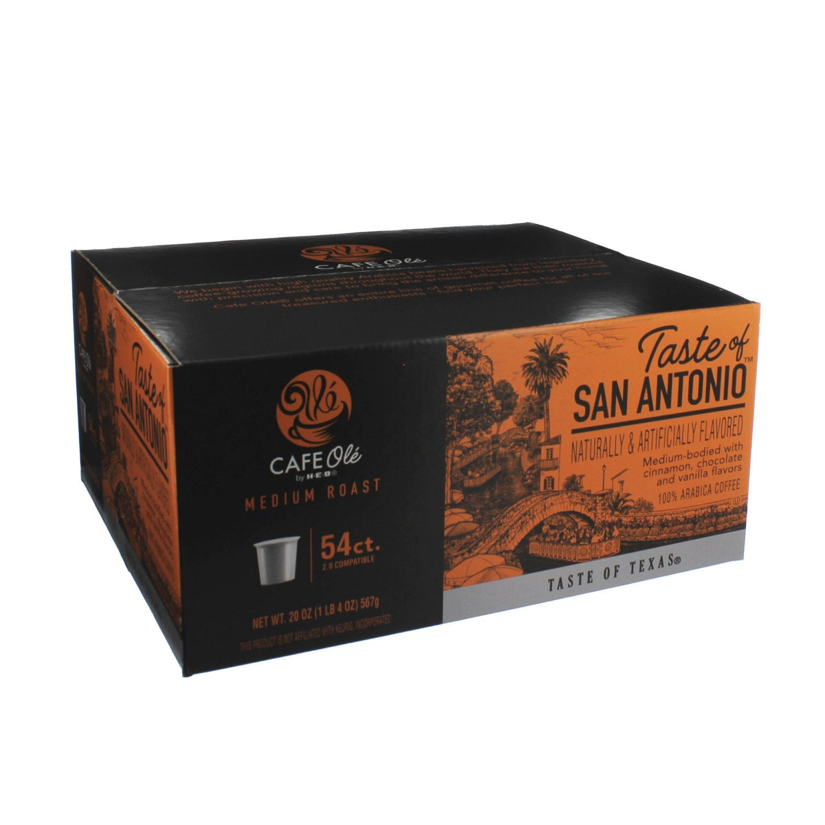 Cafe Ole Taste of San Antonio Single Serve Coffee | 54-Count H.E.B.
