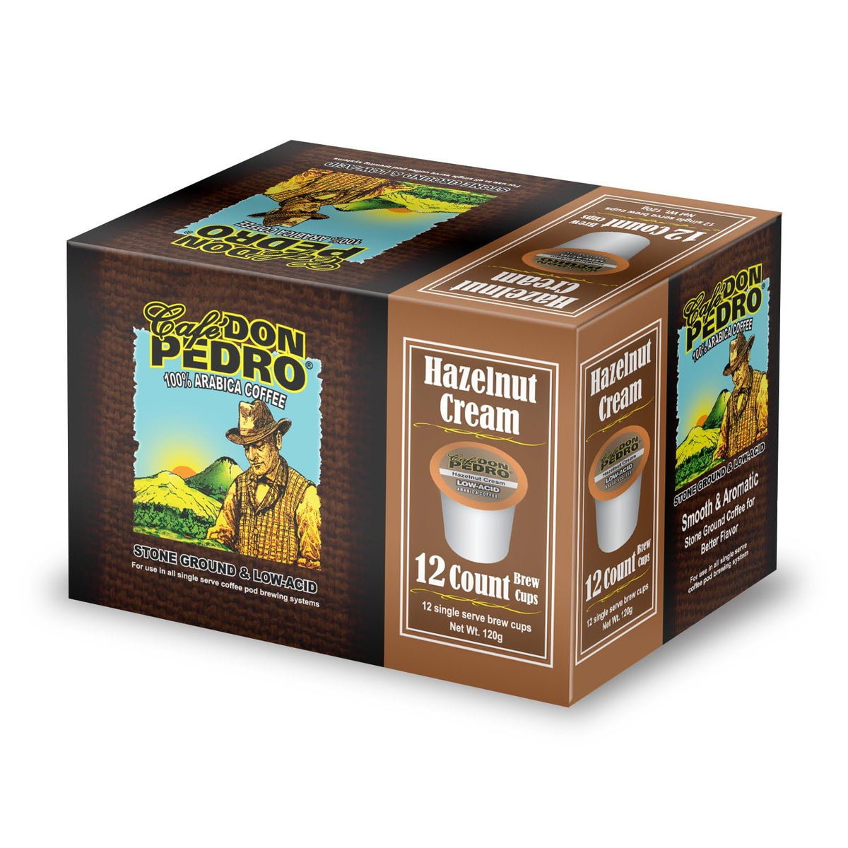 Cafe Don Pedro Low Acid Arabica Variety Pack – 72 Keurig K-Cups, 6 Flavors