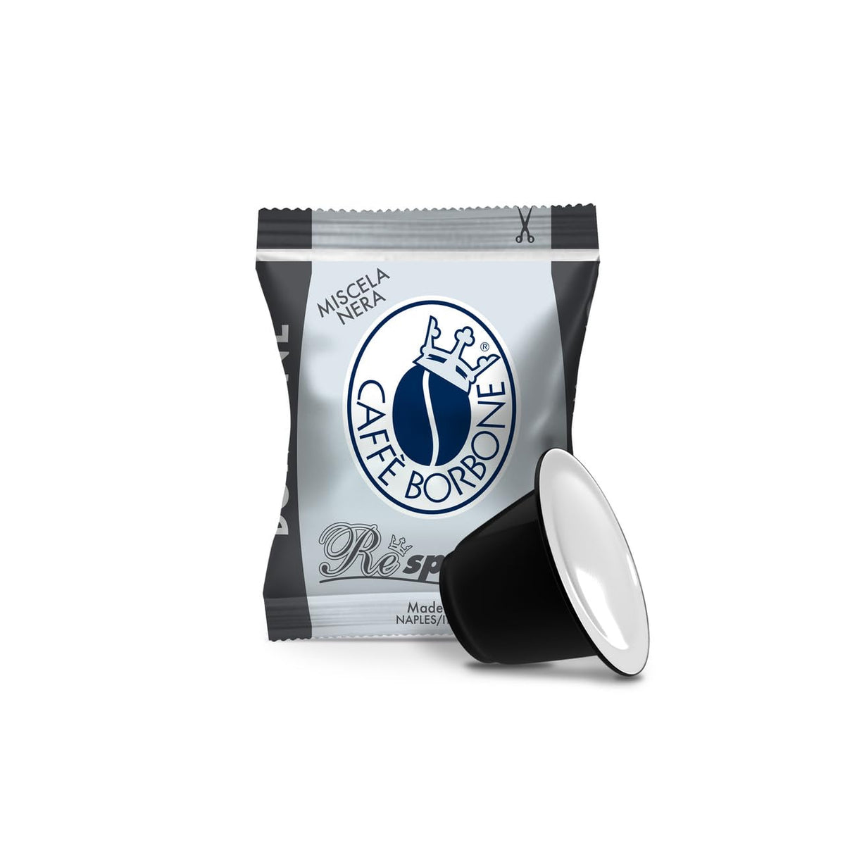 Caffè Borbone Miscela Nera Espresso Pods – 50 Count, Nespresso Original Compatible