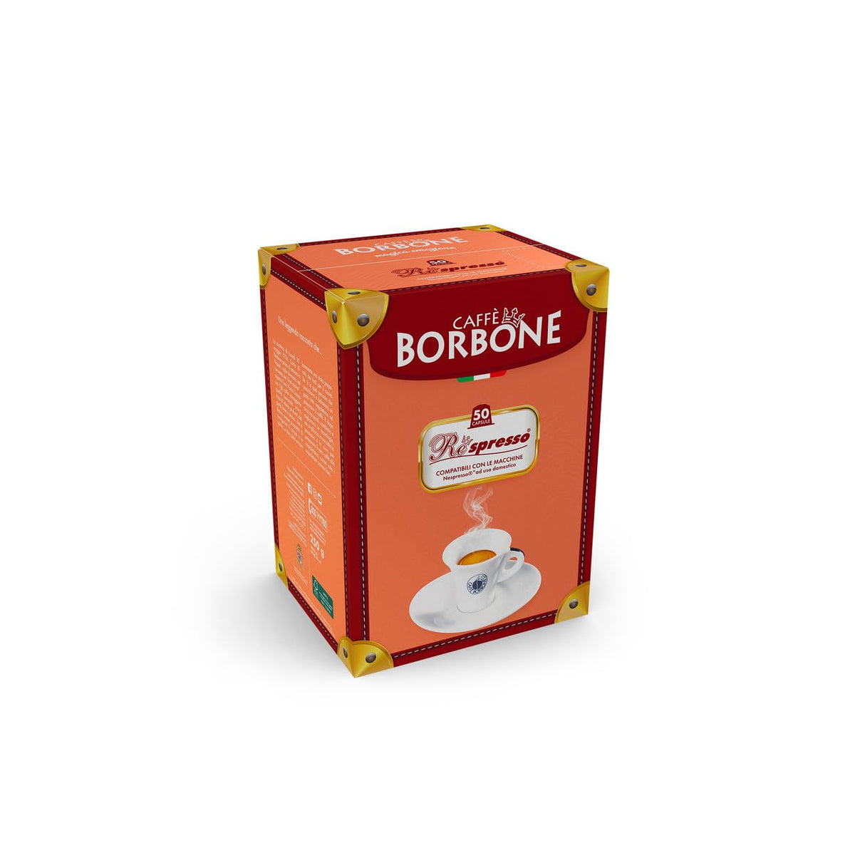 Caffè Borbone Miscela Nera Espresso Pods – 50 Count, Nespresso Original Compatible