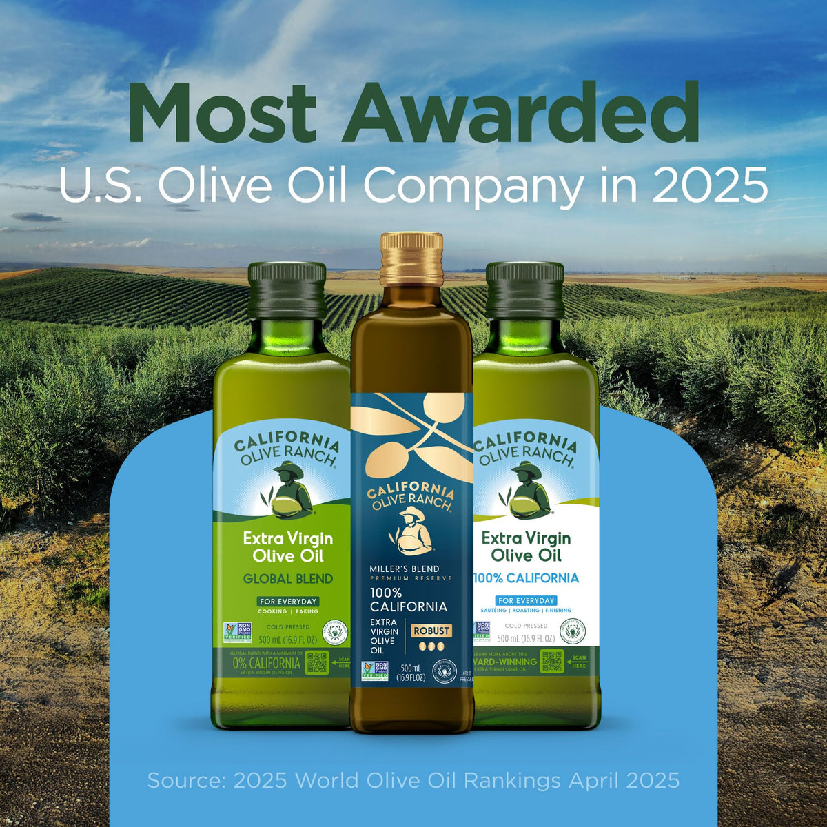 California Olive Ranch California Collection Olive Oil 1L | Premium California EVOO