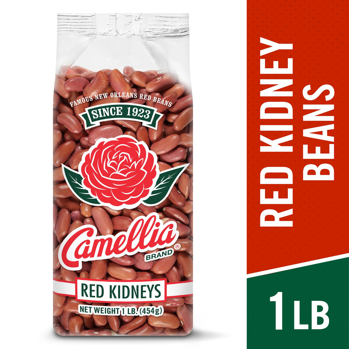 Camellia Brand Dried Red Kidney Beans – Premium Non-GMO, 1 lb (Pack of 6)