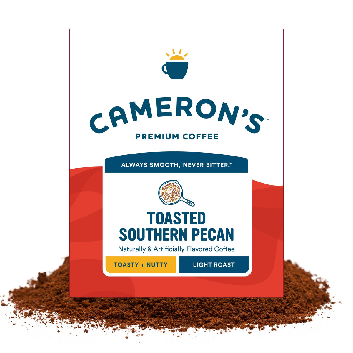 Cameron's Coffee Roasted Ground Coffee — Toasted Southern Pecan, 64 oz (Pack of 1)