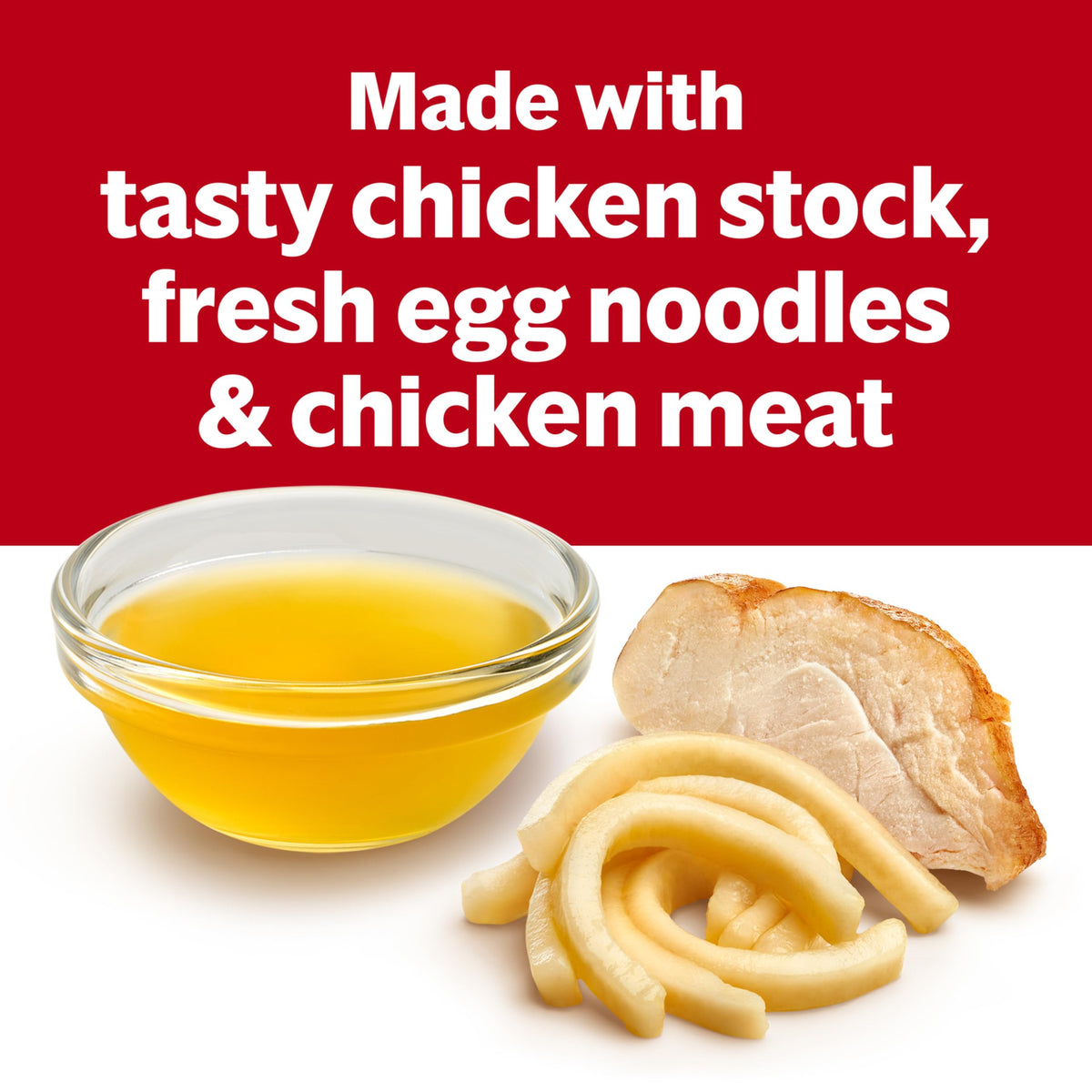 Campbell’s Condensed 25% Less Sodium Chicken Noodle Soup, 10.75 oz Can – 24 Pack