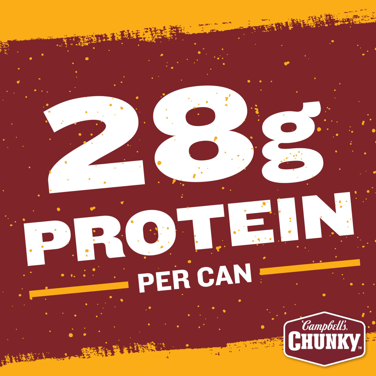 Campbell’s Chunky Hot and Spicy Chili With Beans – 16.5 oz Can (Pack of 12) | 28g Protein