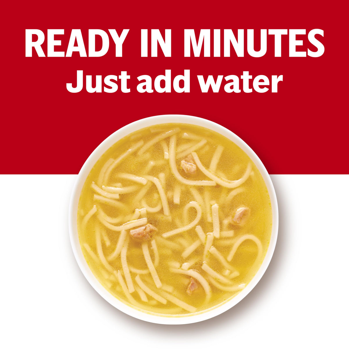 Campbell’s Condensed 25% Less Sodium Chicken Noodle Soup, 10.75 oz Can – 24 Pack