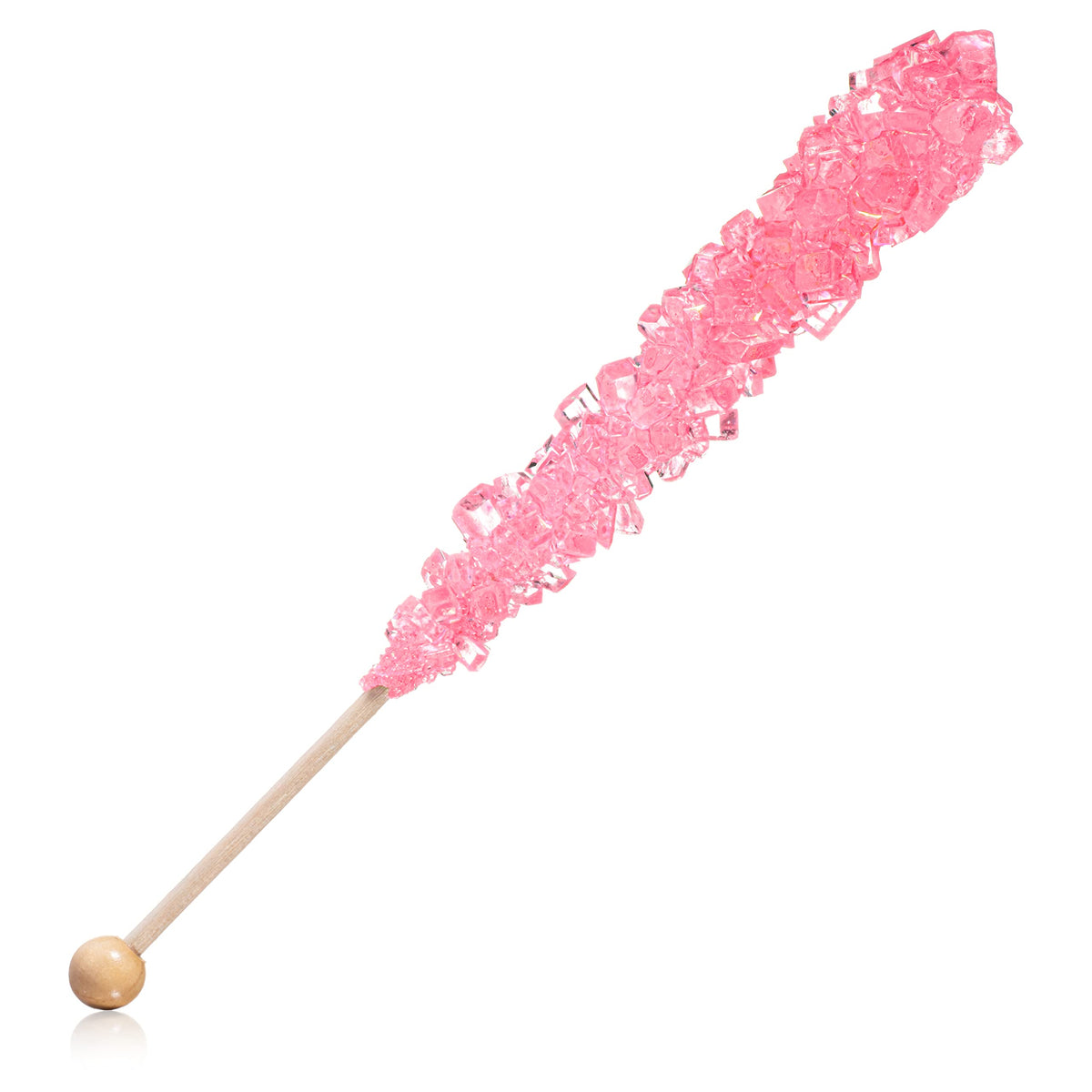 Candy Envy Light Pink Cherry Rock Candy Sticks – 36 Individually Wrapped Party Favors