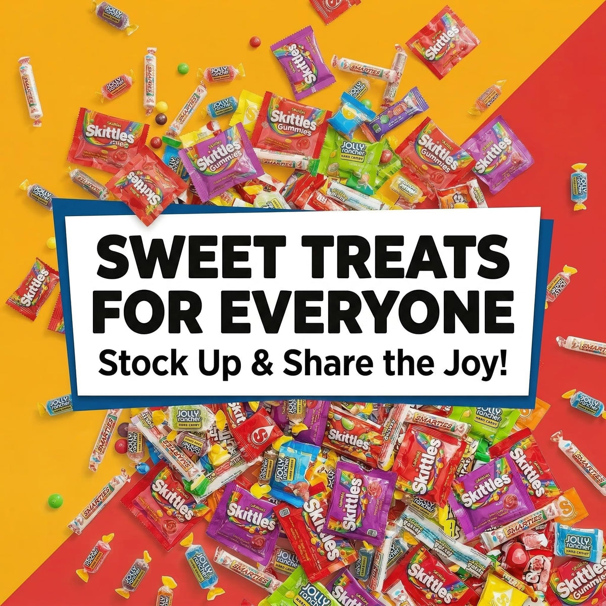 CANDYMAN Assorted Candy Variety Pack – 5lbs Bulk for Pinatas & Party Favors