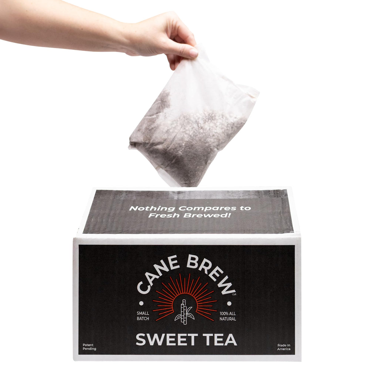 Cane Brew Sweet Tea — No Boil, Mess-Free Family Size for Home & Travel