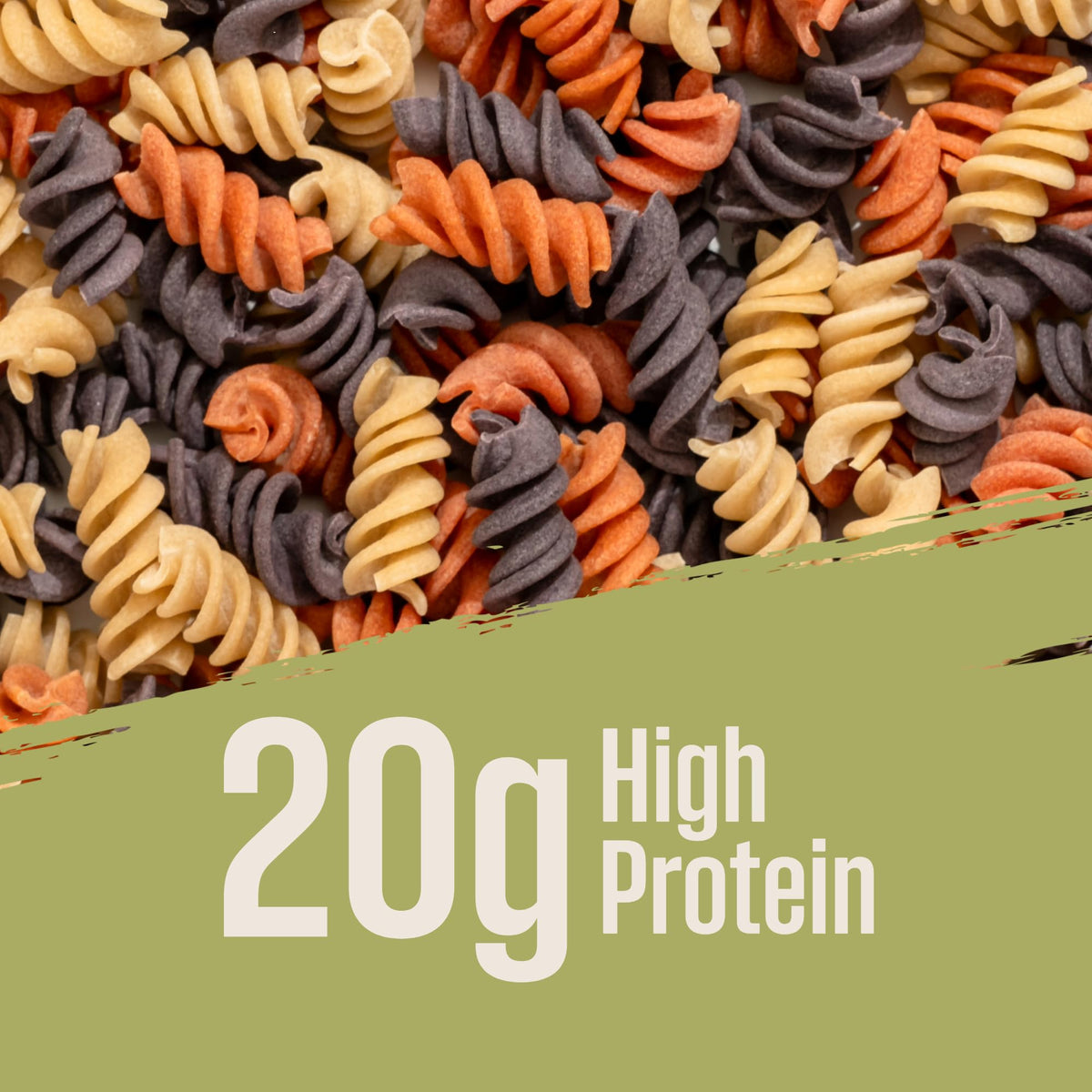 Care Free Kitchen Rotini Keto Pasta Noodles 3-Pack | 20g Protein, 2g Net Carbs, 26g Fiber