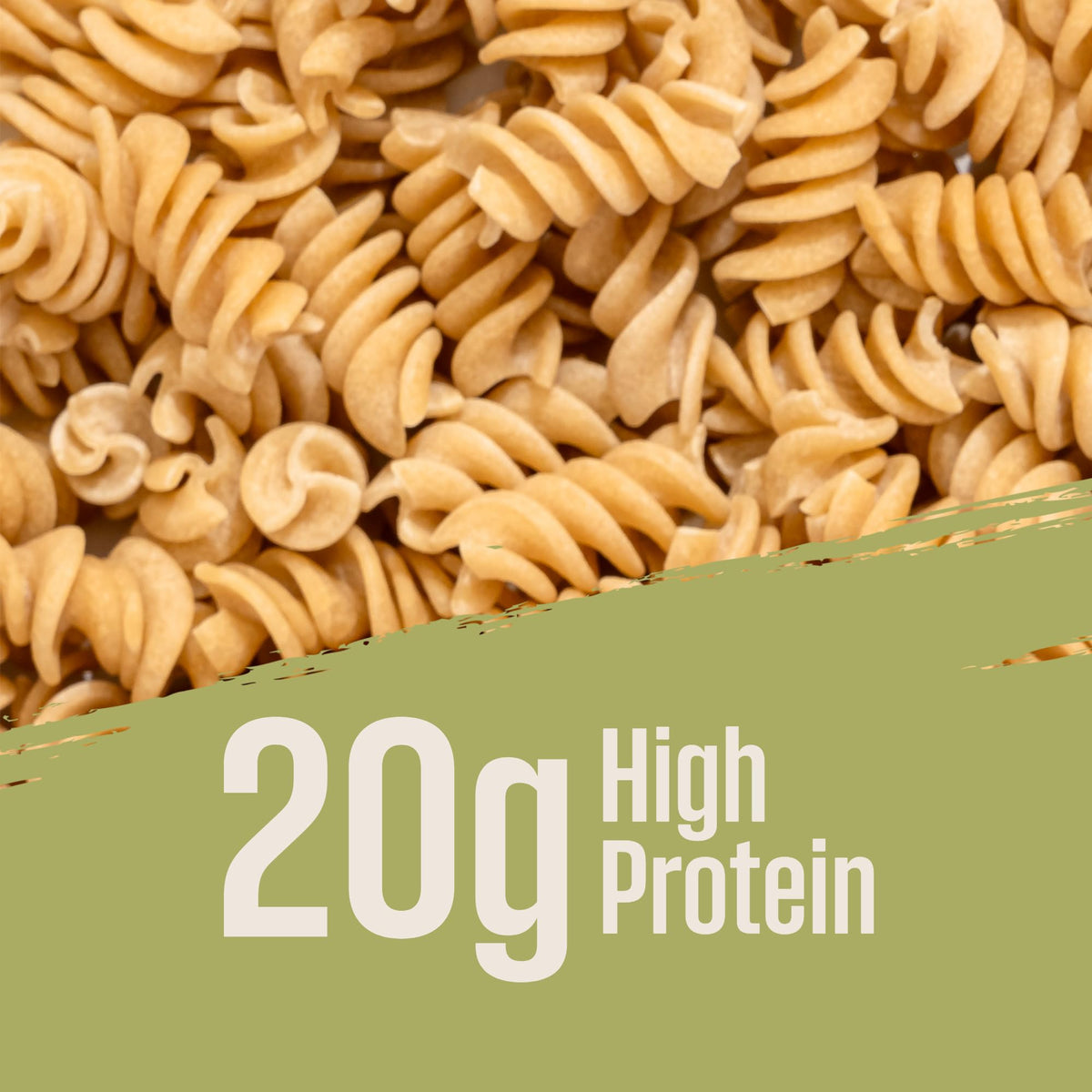 Care Free Kitchen Plain Rotini Keto Pasta Noodles – 3-Pack, 20g Protein, 2g Net Carbs, 26g Fiber