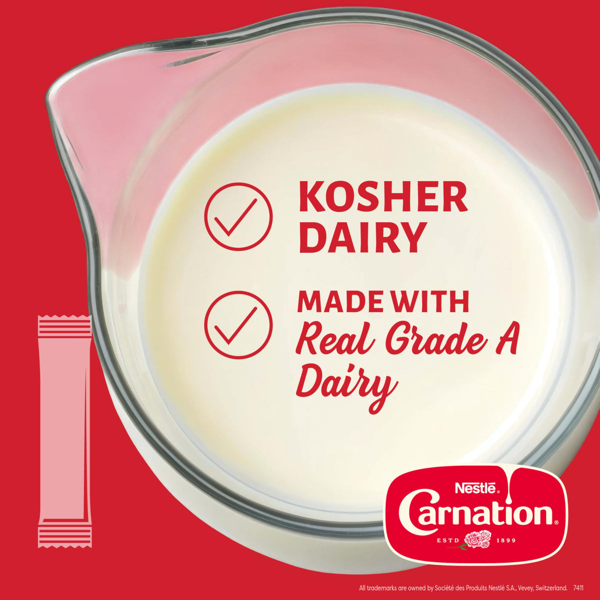 Carnation Half & Half Coffee Creamer — Real Dairy, 240 On-The-Go Stick Packs | Coffee Mate