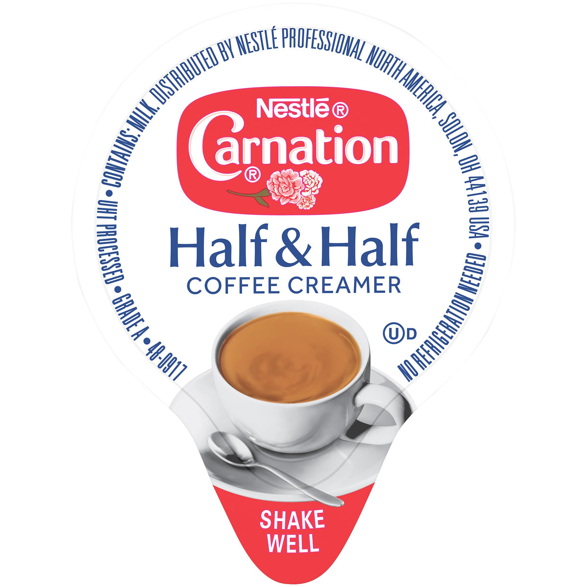 Coffee Mate Nestle Carnation Half and Half Coffee Creamer – Real Dairy, 0.304 fl oz Tubs (Pack of 360)