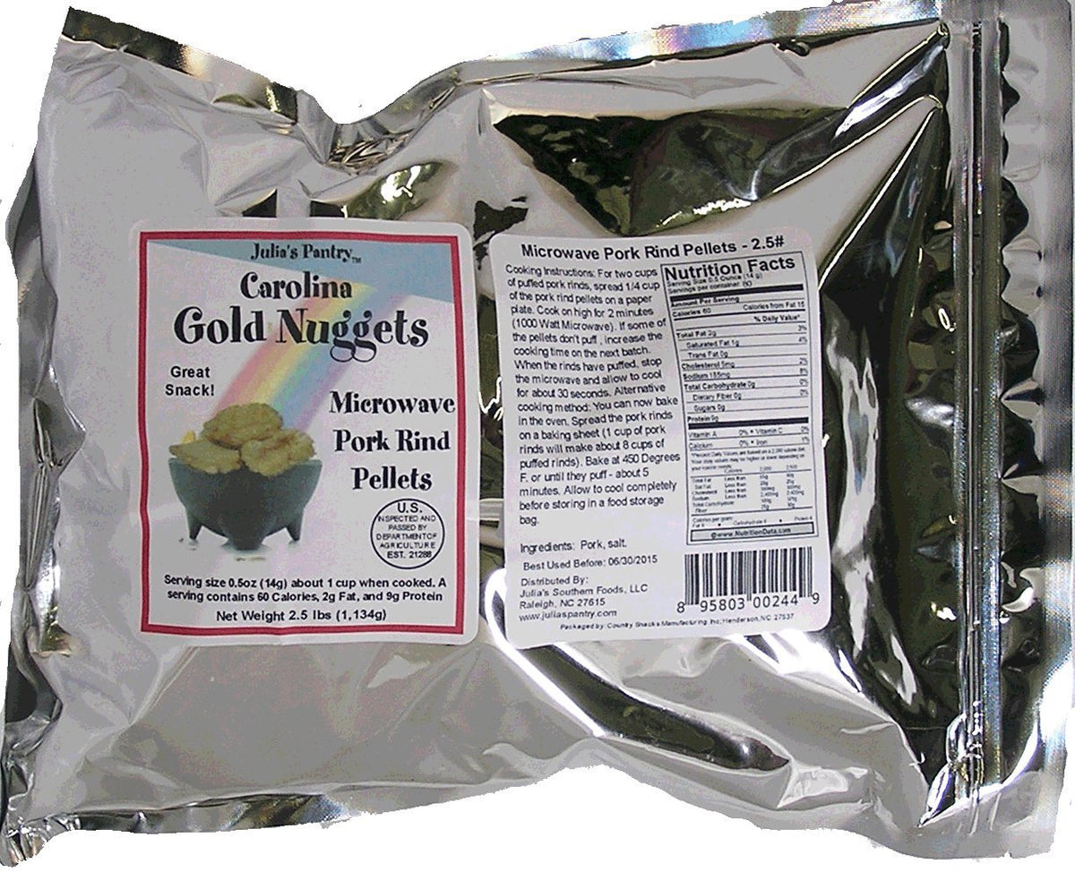 Julia's Pantry Pork Rinds 2.5lb – ZERO CARBS | Atkins Keto Paleo