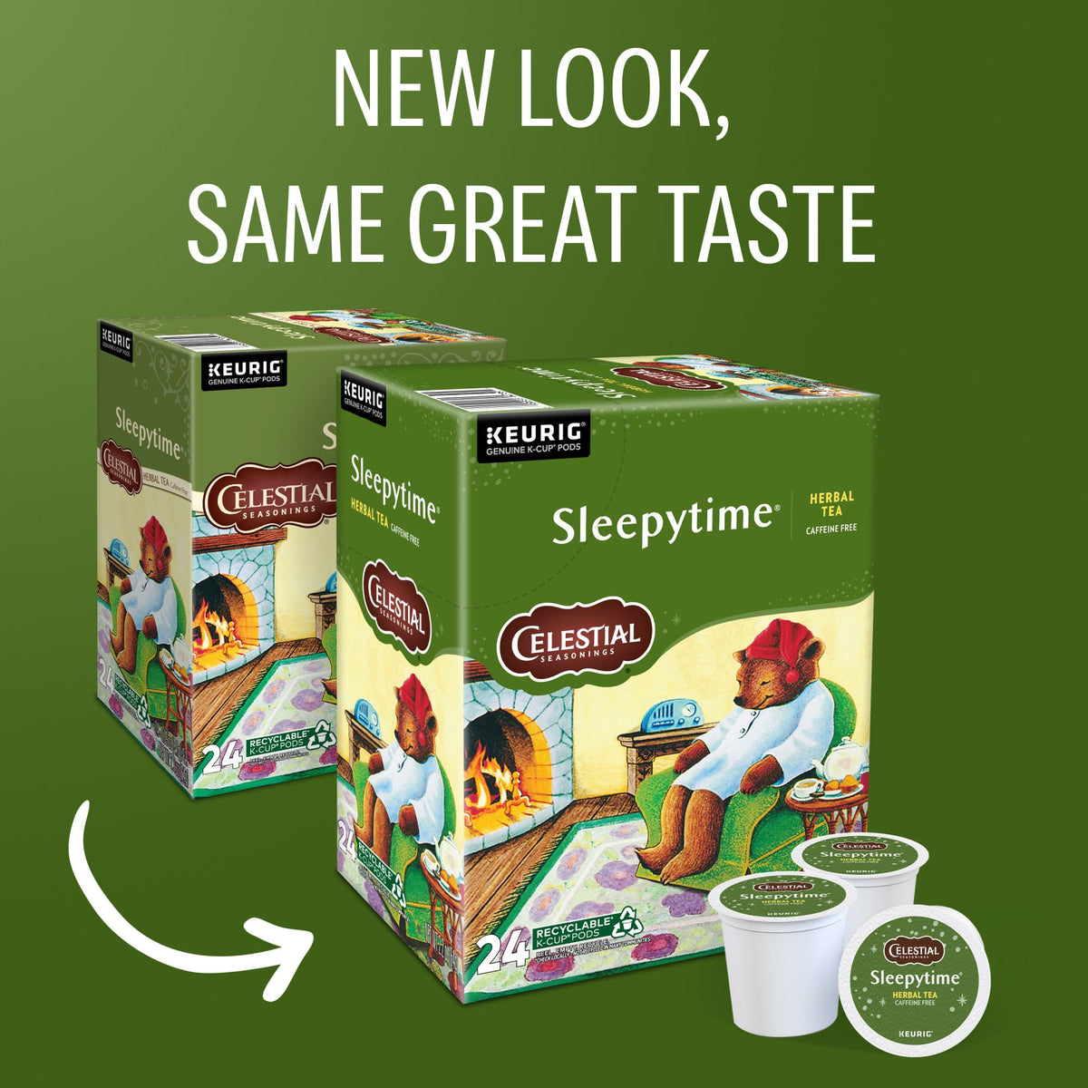 Celestial Seasonings Sleepytime Herbal Tea K-Cup Pods (96 Count) – Caffeine-Free, Kosher