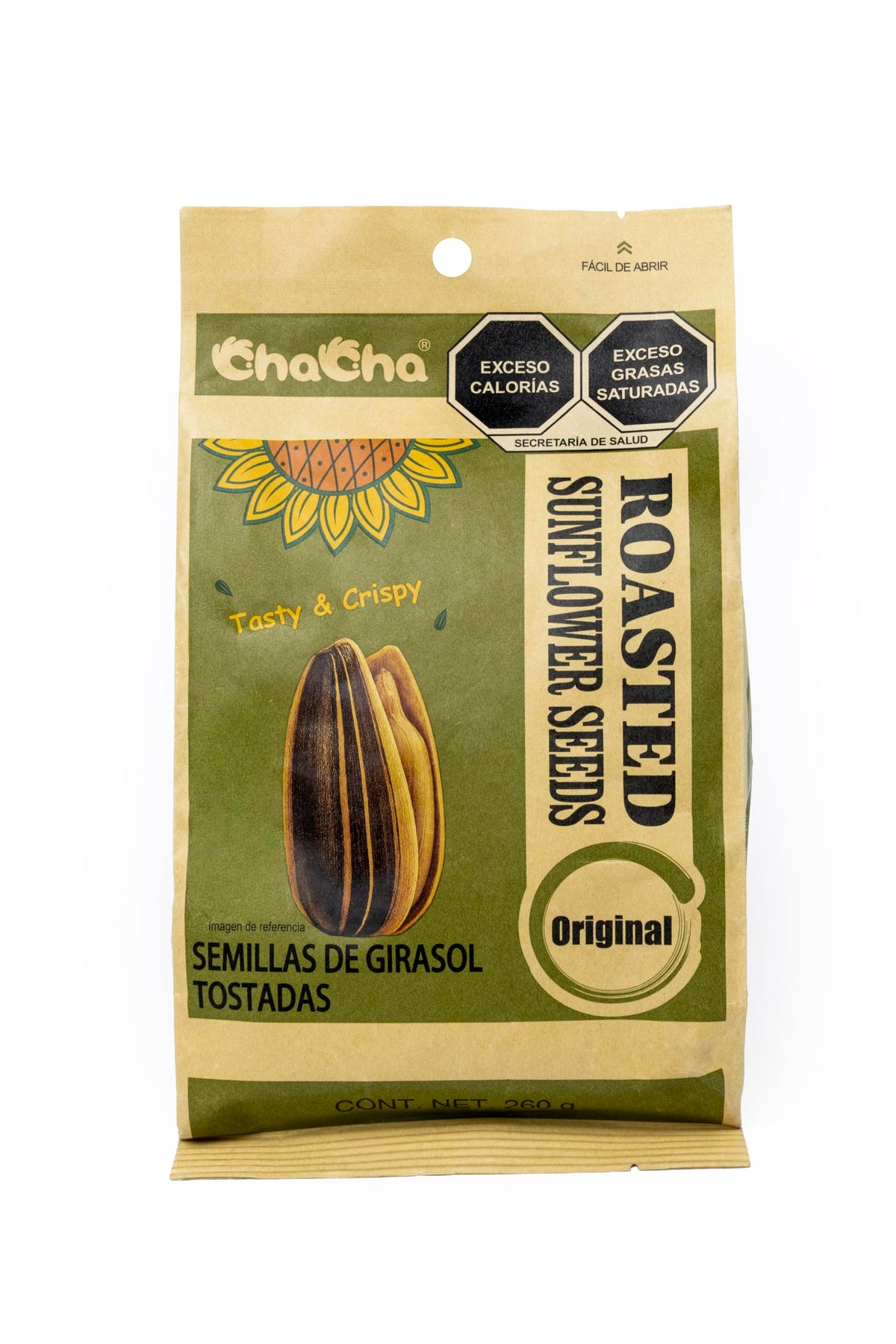 Cha Cha Sunflower Seeds (Roasted) 250g – 100% Natural Flavor | ChaCha