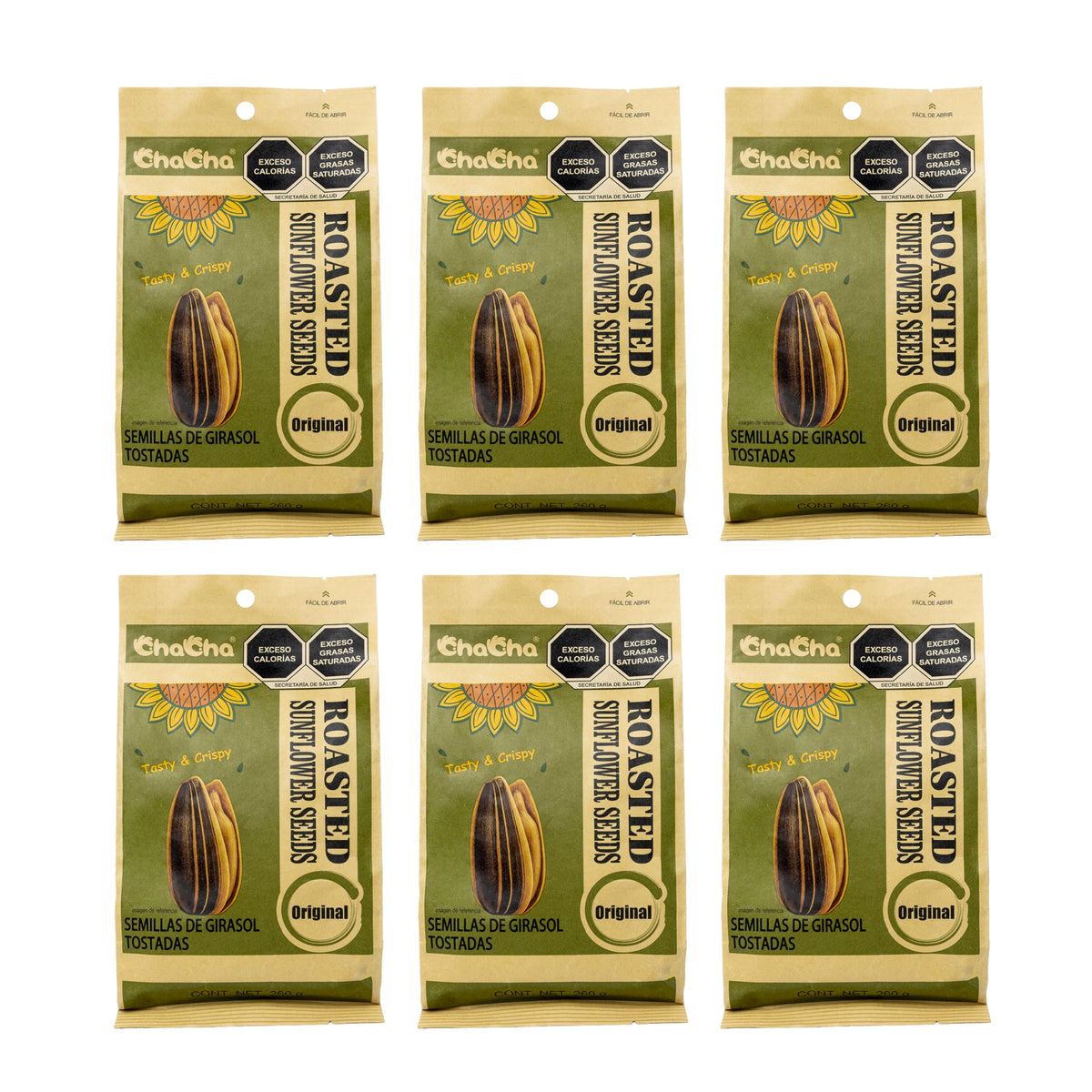 Cha Cha Sunflower Seeds (Roasted) 250g – 100% Natural Flavor | ChaCha