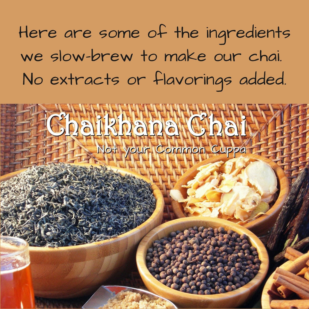 Chaikhana Chai Spicy Masala Chai Concentrate — Makes 40 Drinks, Slow Brewed with Organic Black Tea