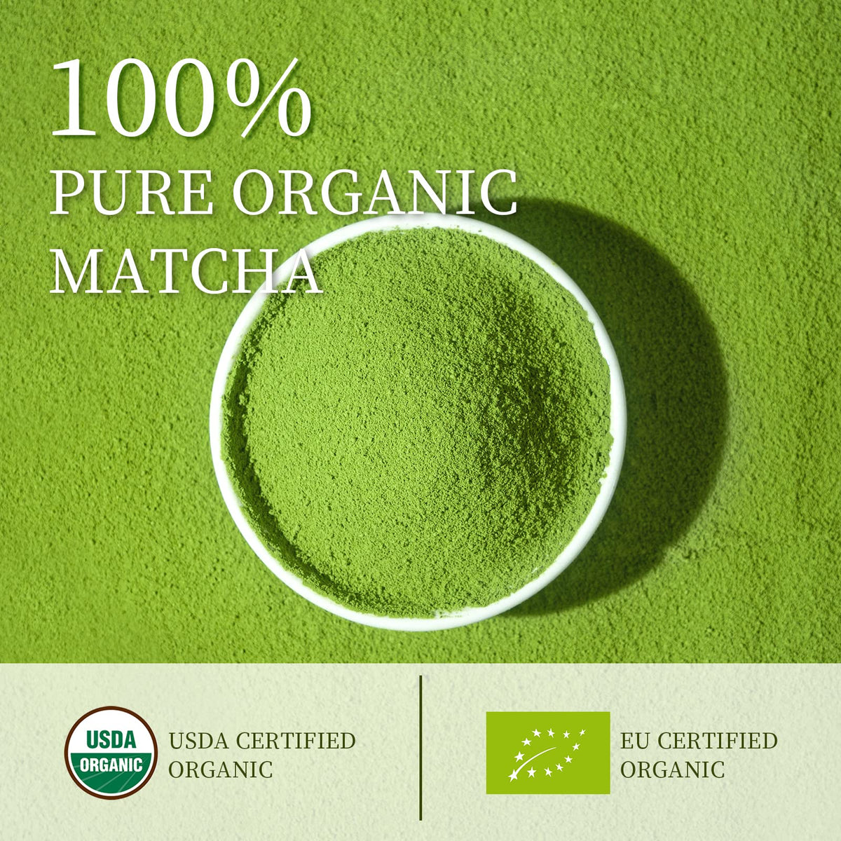 Chaism Ceremonial Grade Matcha Green Tea Powder – USDA Organic, 1.76 oz Tin, First Harvest