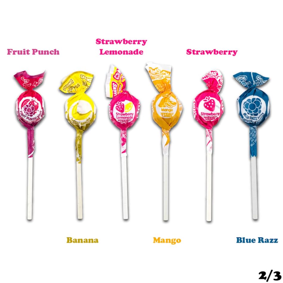 Charms Mini Pops – 4.5 lb Bag of 400 Fruity Hard Candy Lollipops in 18 Flavors | Gluten Free & Peanut Free | Tootsie Roll
