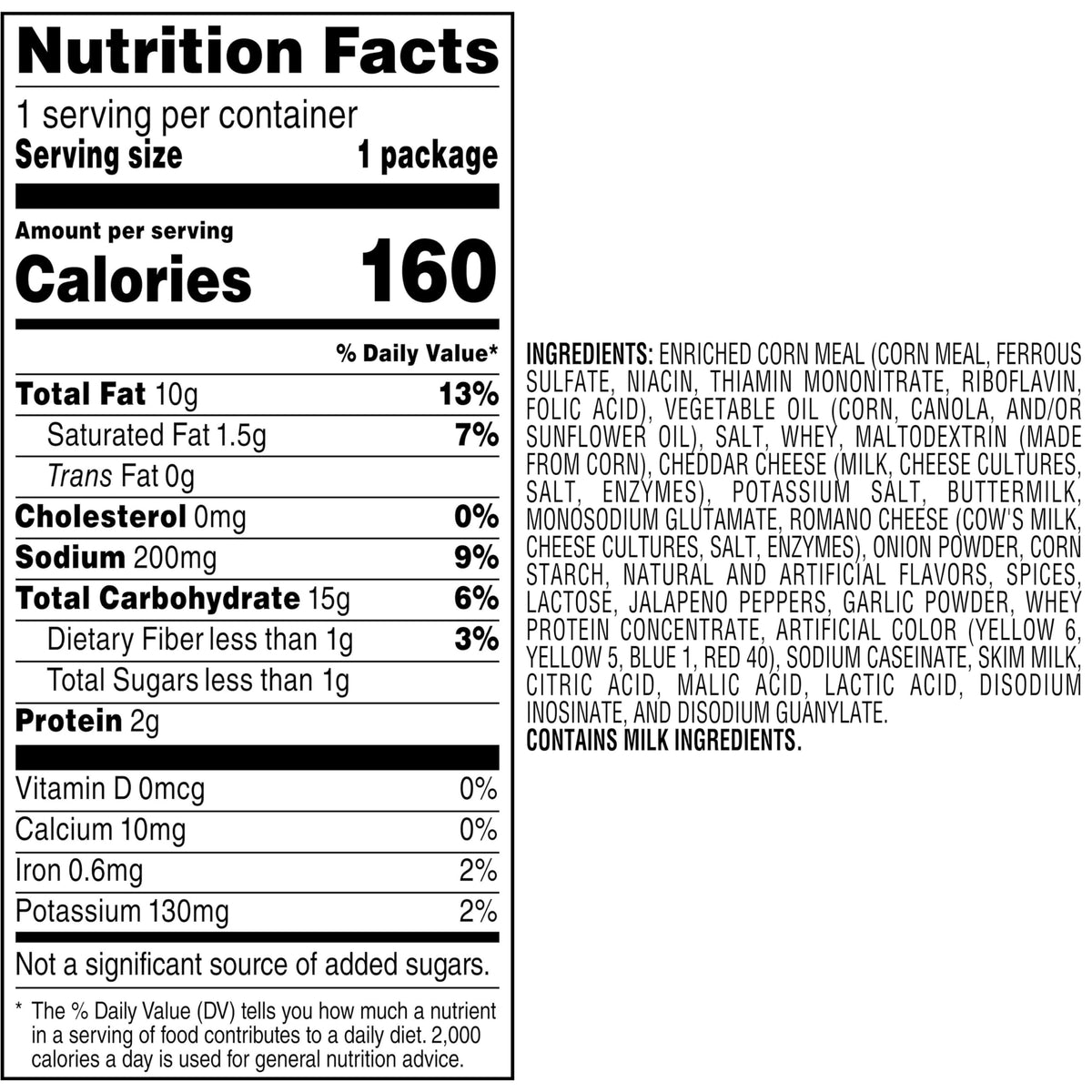 Cheddar Jalapeño Cheetos Cheese Flavored Snacks – 1 oz Bags, Pack of 40