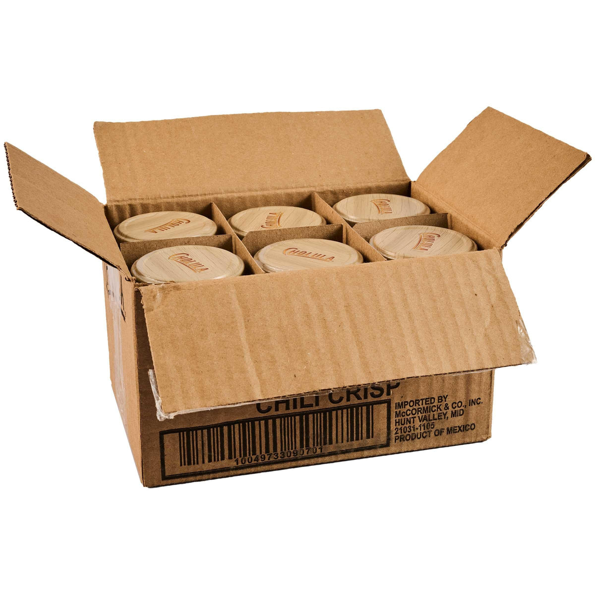 Cholula Chili Crisp: Chiles & Pepitas – Crunchy Medium-Heat Topping (6 x 8 oz)