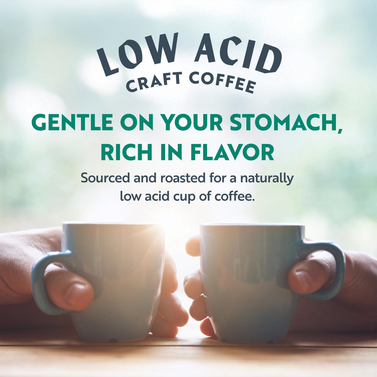 Clean Coffee Co. Low Acid Dark Roast – Honduras Blend, Ground, 12 oz