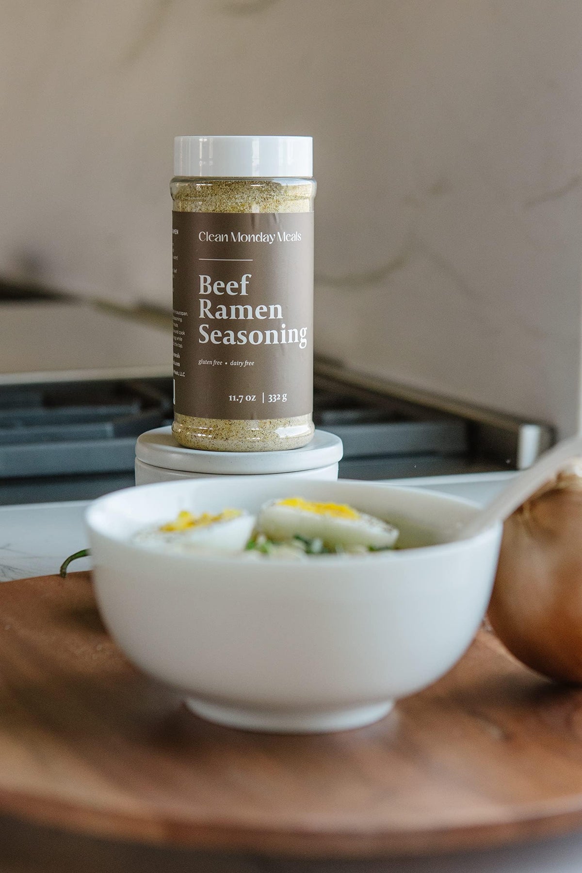 Clean Monday Meals Chicken and Beef Ramen Seasoning Mix | Gluten Free & Dairy Free | 11.07 oz (2-Pack) | Versatile Flavor Booster