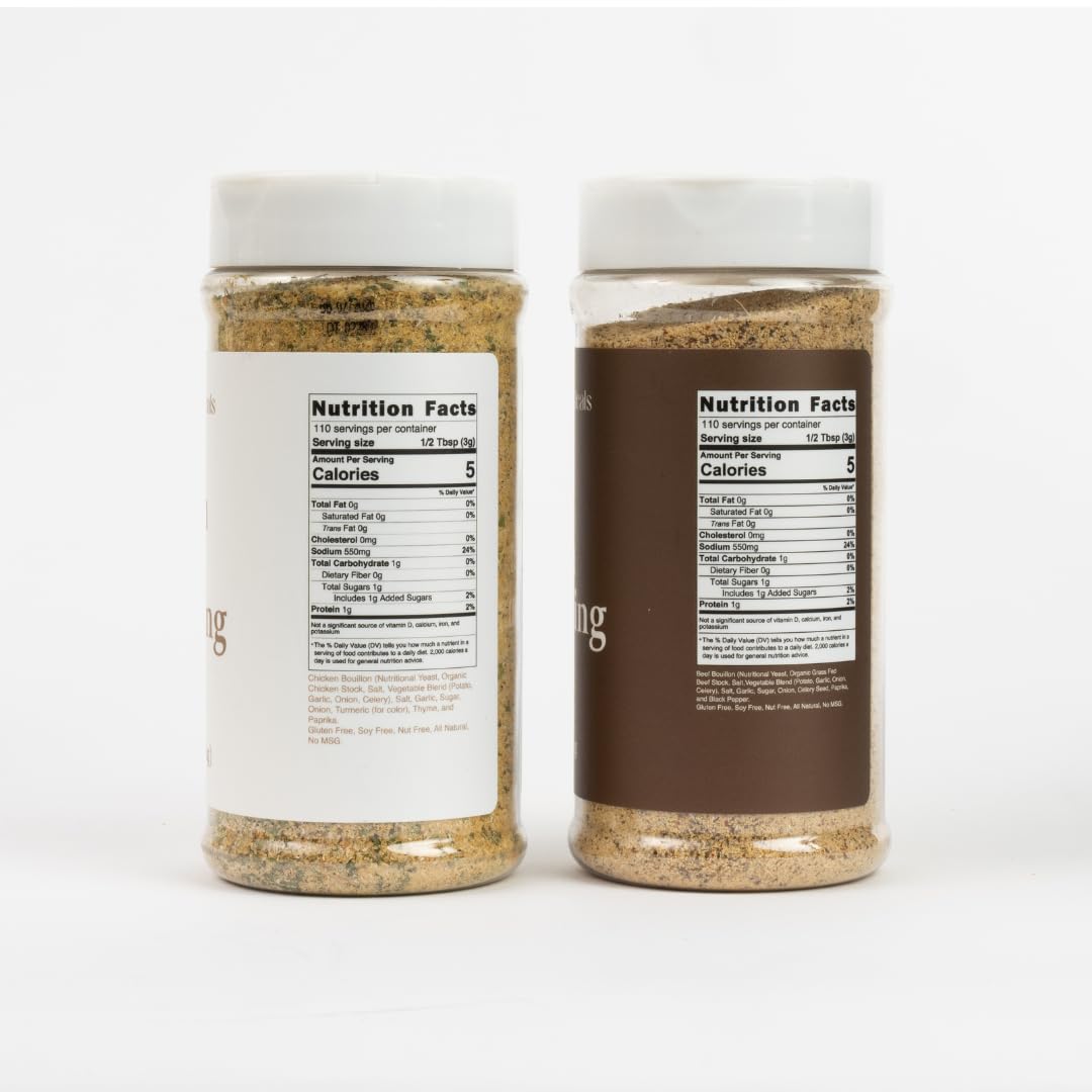 Clean Monday Meals Chicken and Beef Ramen Seasoning Mix | Gluten Free & Dairy Free | 11.07 oz (2-Pack) | Versatile Flavor Booster