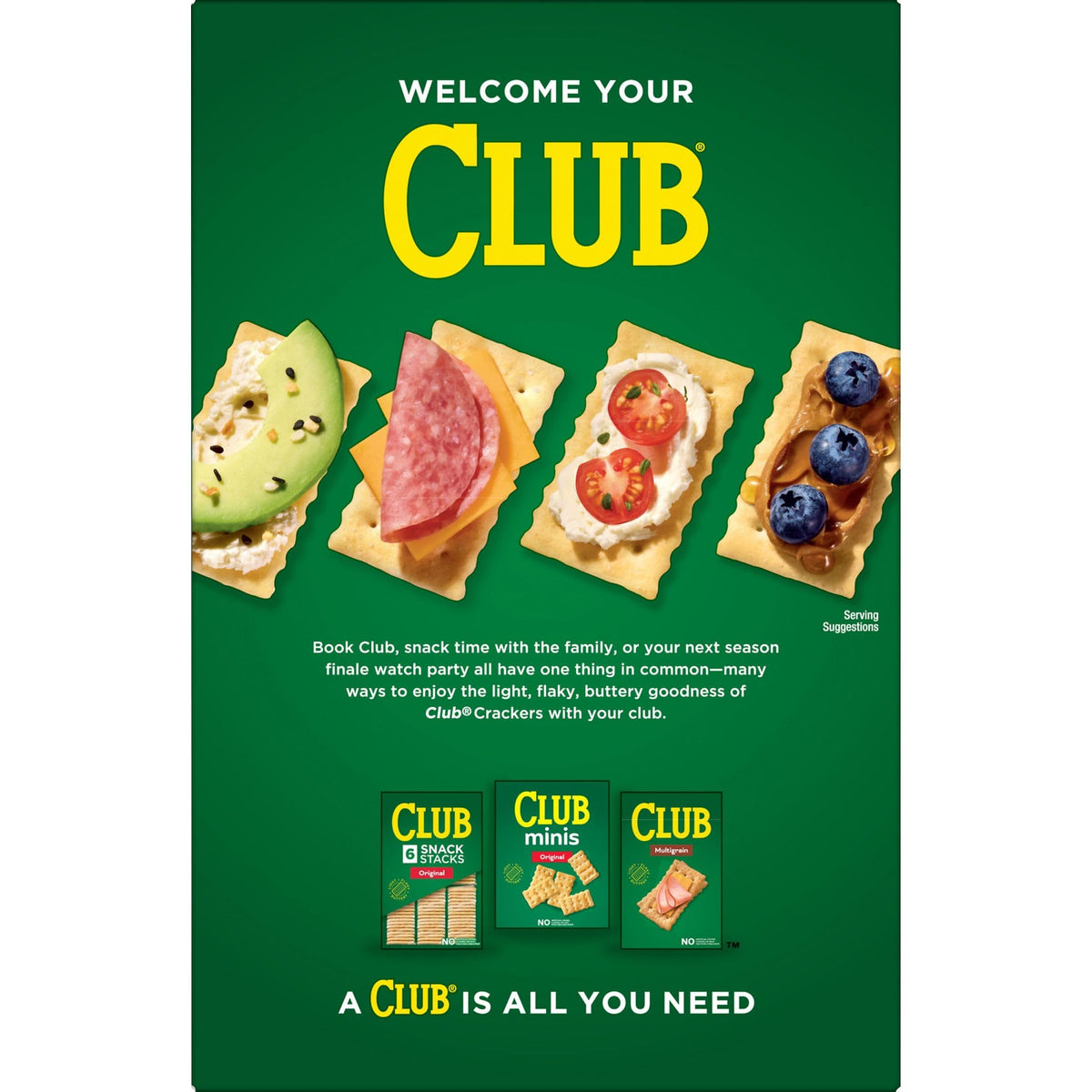 Club Crackers Original Lunch Snacks — 12 Boxes | Light, Flaky, Buttered Cracker Staples