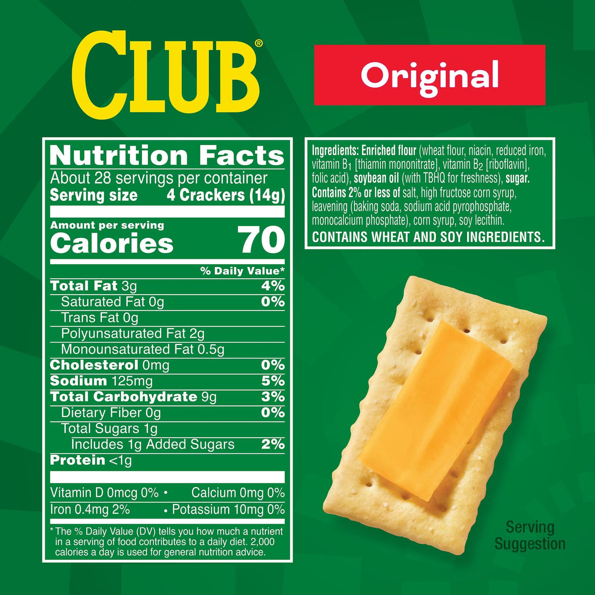 Club Crackers Original Lunch Snacks — 12 Boxes | Light, Flaky, Buttered Cracker Staples