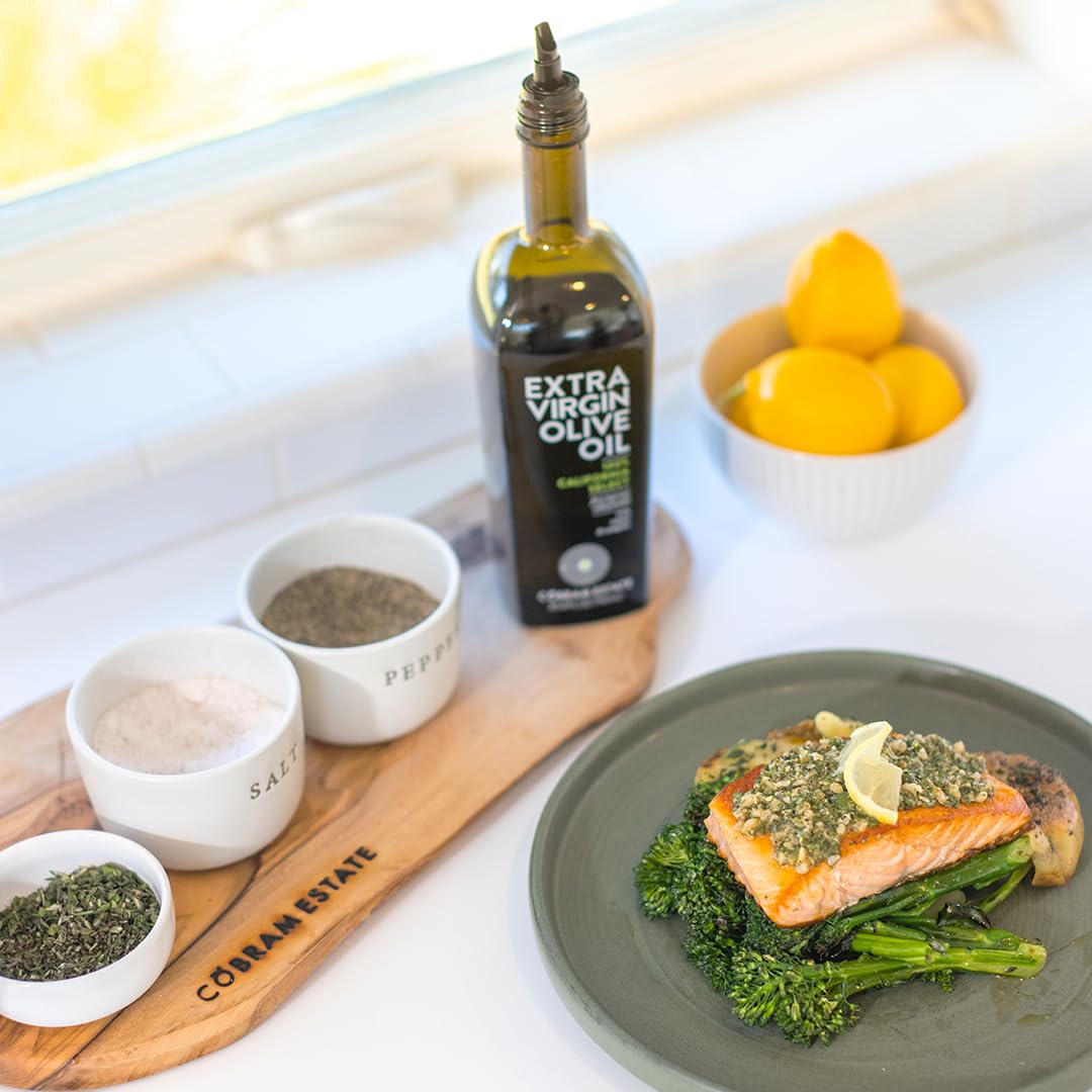 Cobram Estate California Select Extra Virgin Olive Oil - First Cold Pressed, Non-GMO, Keto Friendly, 750ml