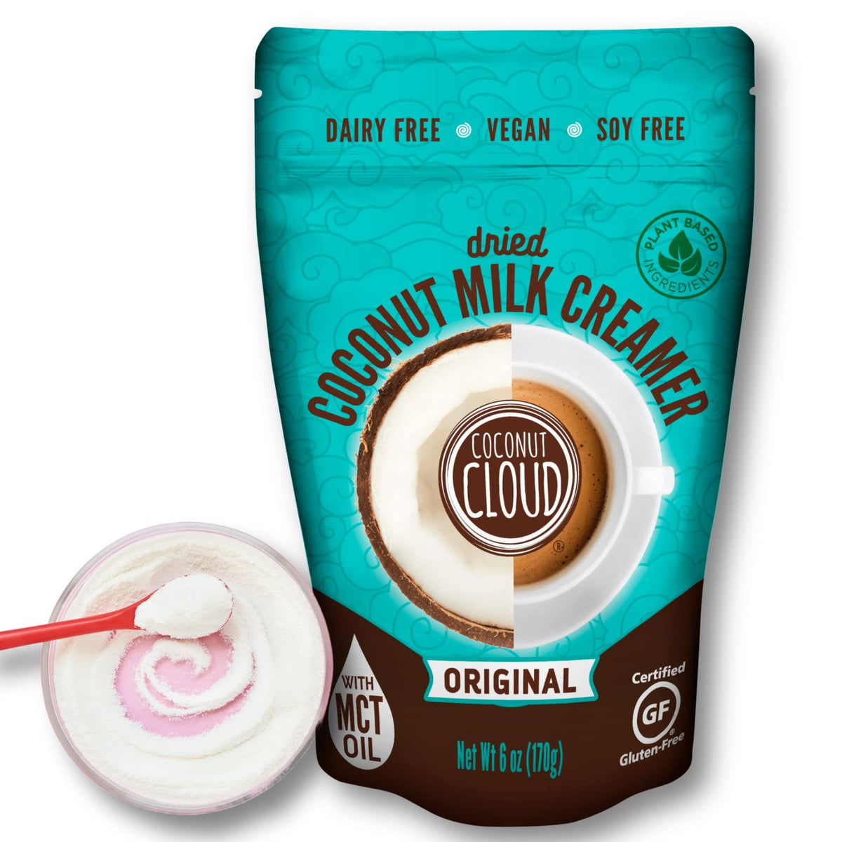Coconut Cloud Original Coffee Creamer – Vegan, All-Natural, Lightly Sweetened, 16 oz | Made in Colorado