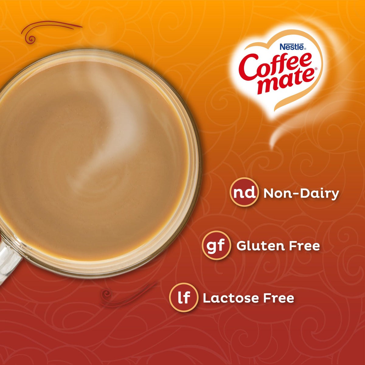 Coffee Mate Cafe Collection Caramel Macchiato Creamer — 6 x 15 oz (Dairy-Free)