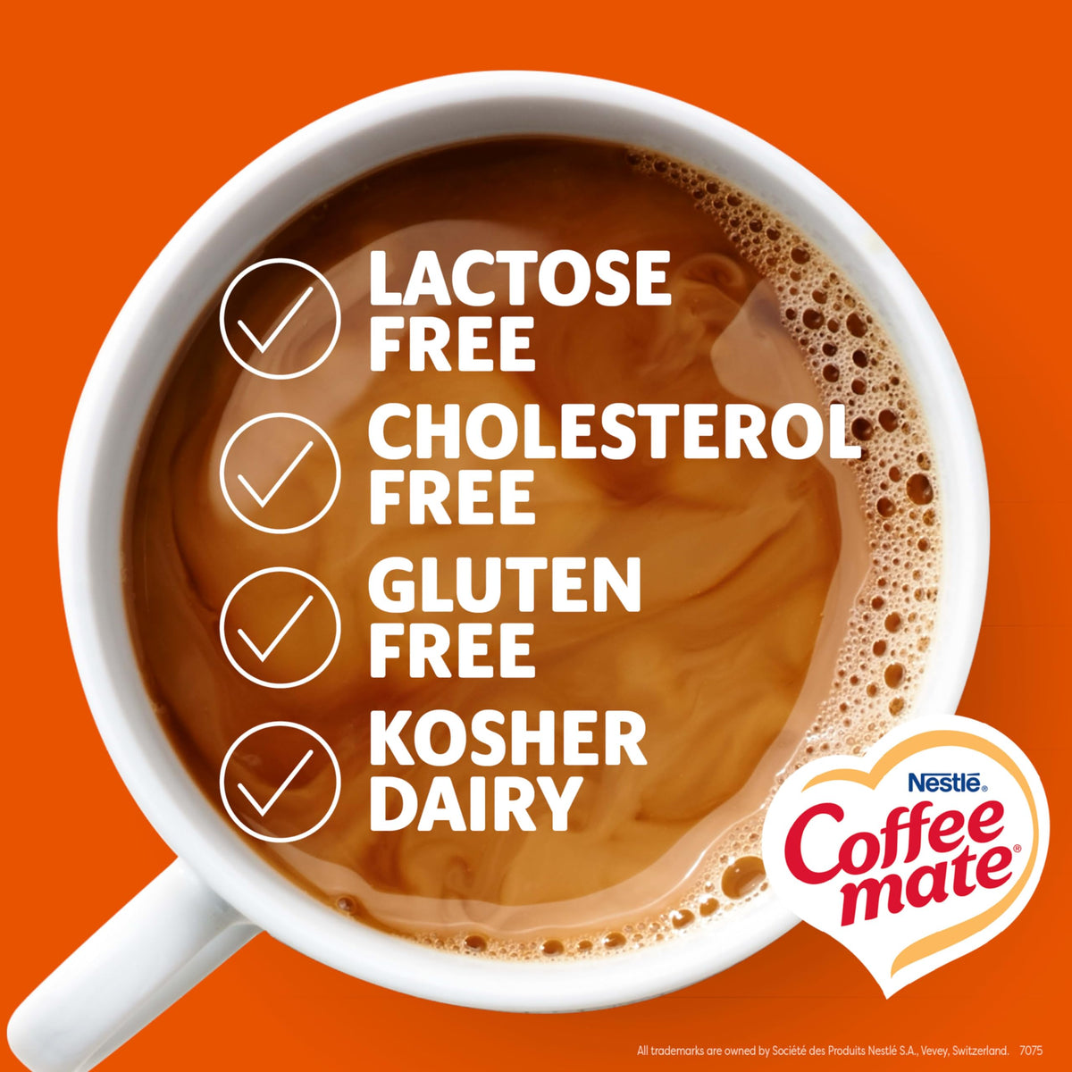 Coffee Mate Hazelnut Non-Dairy Powder Creamer, 15 oz Canister — Pack of 12