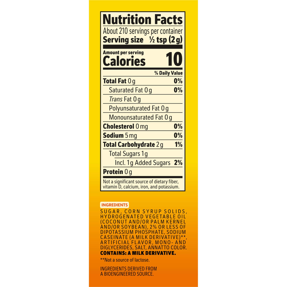 Coffee Mate Hazelnut Non-Dairy Powder Creamer, 15 oz Canister — Pack of 12