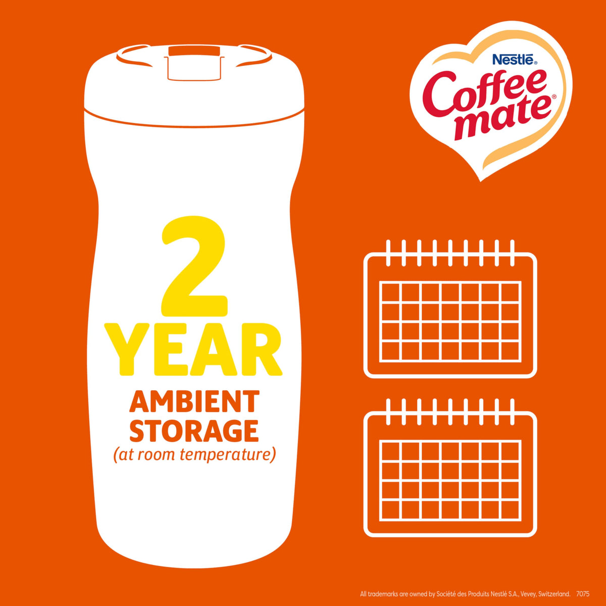 Coffee Mate Hazelnut Non-Dairy Powder Creamer, 15 oz Canister — Pack of 12