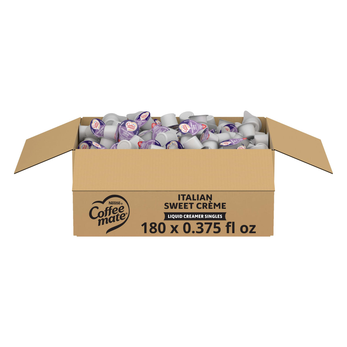 Coffee Mate Nestle Italian Sweet Creme Liquid Creamer Singles – 180 Count Non-Dairy