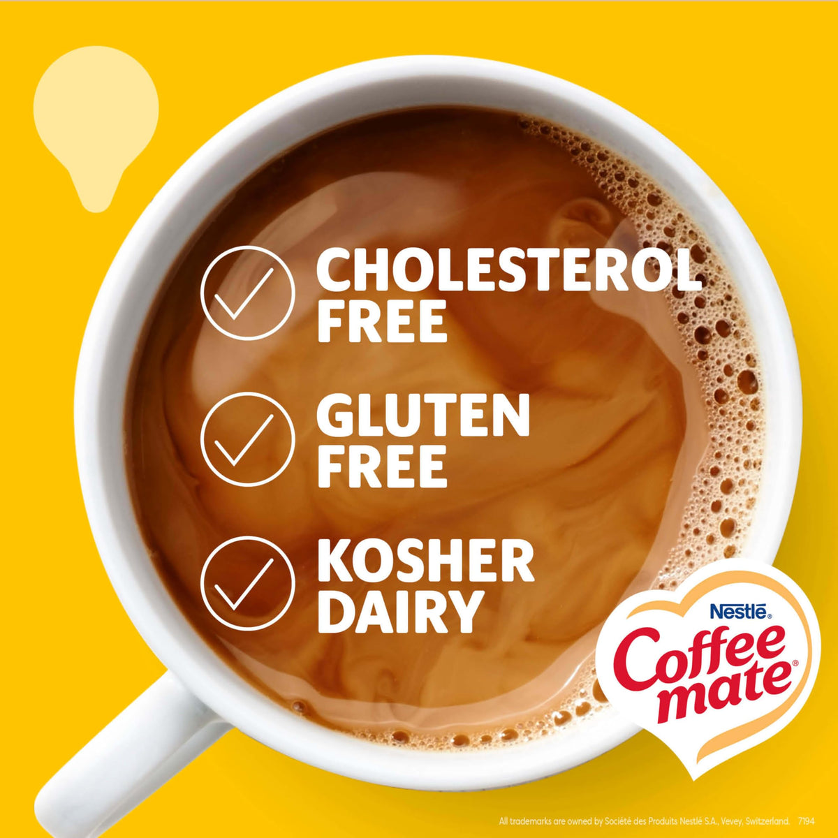 Coffee Mate Zero Sugar Hazelnut Liquid Creamer Singles – Non-Dairy, No Refrigeration, 0.375 fl oz Tub, Pack of 200